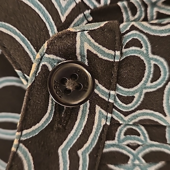 💕TORY BURCH💕 Massey Shirt Dress  ~ 100% Silk Black Pompidou 2 - Picture 11 of 14